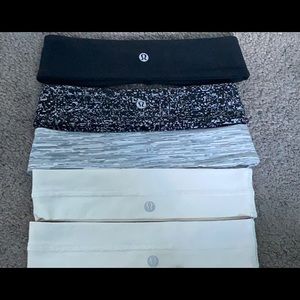5 lululemon headbands